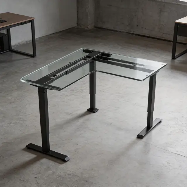MG-3JRF2 L-Shaped Three-Motor Frame electric standing desk