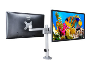 dual monitor arm